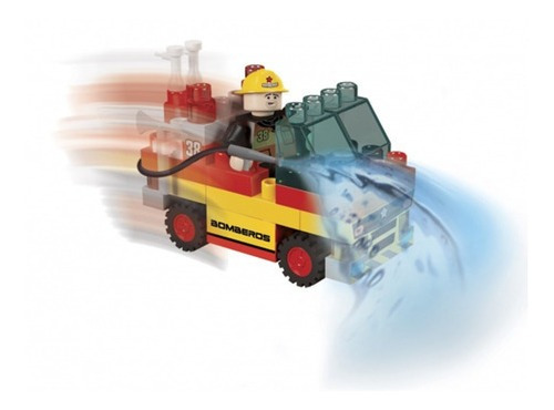 Imagen 3 de 4 de Blocky Bomberos Estacion Central 290 Piezas Rasti Art. 0652