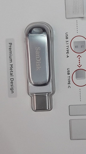 Usb Dual Tipo C 256gb Sandisk Ultra  Luxe 150mb/s Pc/mac 3.1