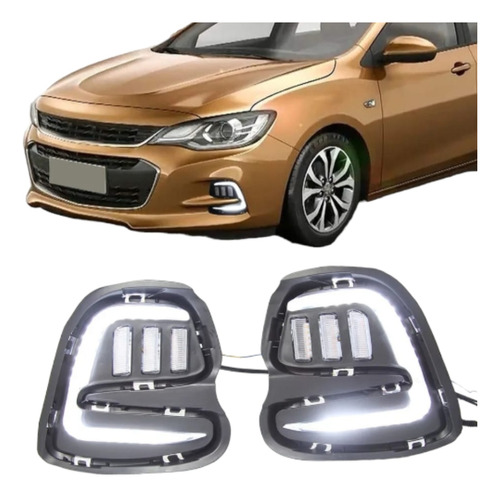 Biseles Drl Luz Led Para Chevrolet Cavalier 2017-2019 