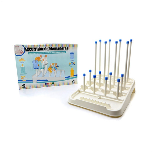 Imagen 6 de 6 de Escurridor De Mamaderas - Baby Innovatioon Color Blanco