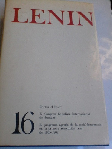 Vladimir Lenin - Obras Completas - Tomo 16