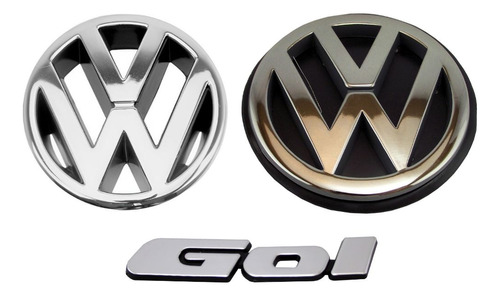 Emblemas Vw Mala E Vw Grade Gol Bola E Emblema Gol