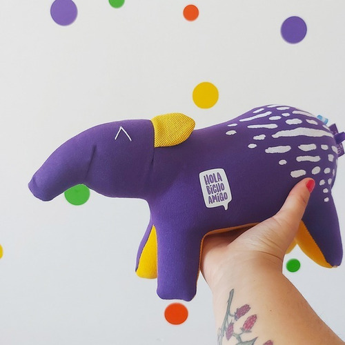 Muñeco De Apego Animales Argentinos Tapir Bebé Bicho Canasto