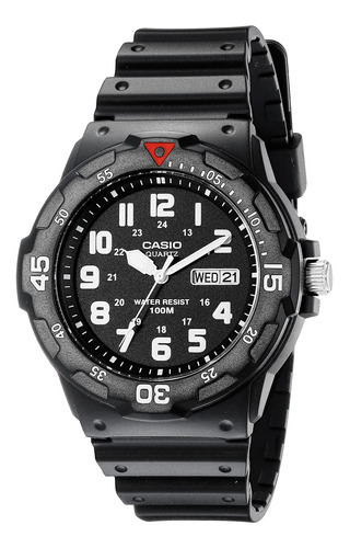 Reloj Hombre Casio Eaw-mrw-200 Cuarzo Pulso Negro En