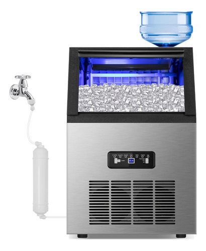 Maquina Comercial Para Hacer Hielo De 100 Libras/24 Horas, 3