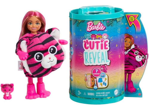 Mattel: Muñeca Barbie Cutie Chelsea Reveal 10 Sorpresas
