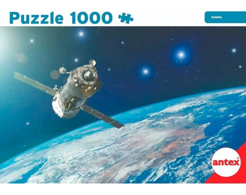 Imagen 1 de 3 de Puzzle 1000 Piezas Rompecabezas Satelite Espacio Antex 3068