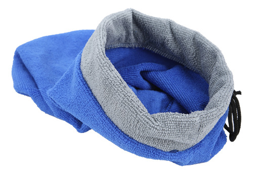 Bolsa De Baño Azul Para Mascotas, Toalla Absorbente Para Hám