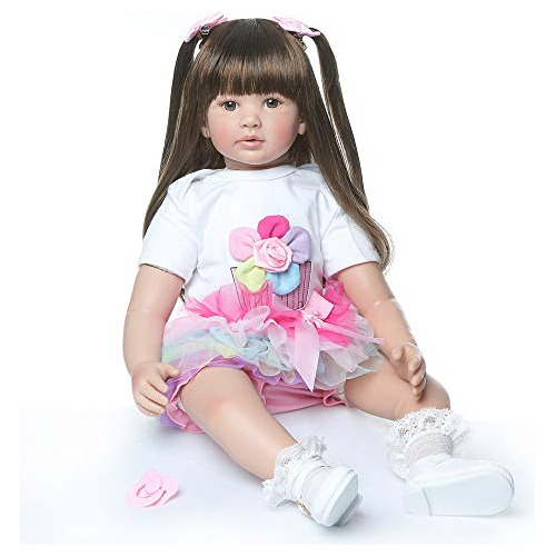 Reborn Baby Dolls Toddler Realistic Girl 24 Pulgadas 60...