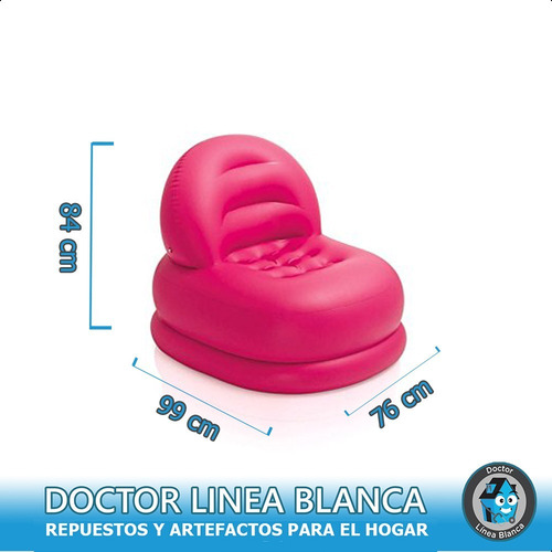Imagen 2 de 10 de Sillon Inflable Intex Mode