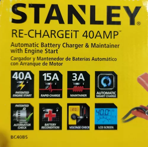 Stanley Cargador de Batería 15 Amp