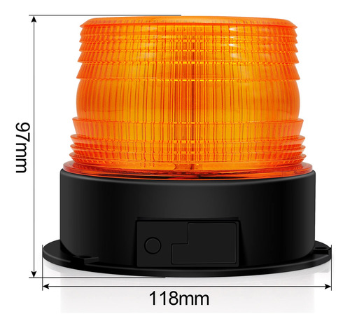 Antom 2pcs Luces Estroboscópicas Inalámbricas, Luz Ámbar,