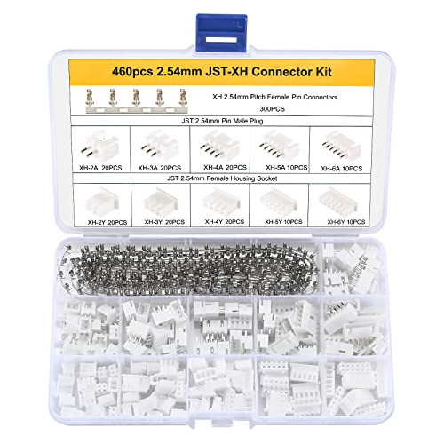 Kit De 460 Piezas De Conectores Jstxh De 2.54 Mm, Conec...