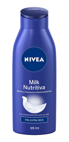 Crema Corporal Nivea Milk Nutritiva 125ml