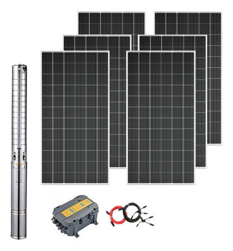 Kit Bomba Solar Trisol Con Controlador 95m - 4,5m H