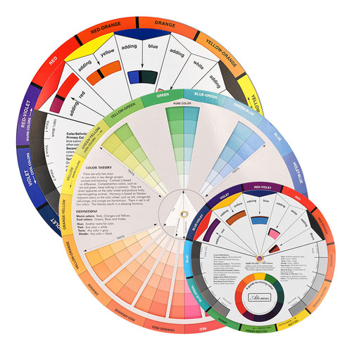 Tabla De Tinta Tattoo Supply Color Wheel Accesorios De Papel