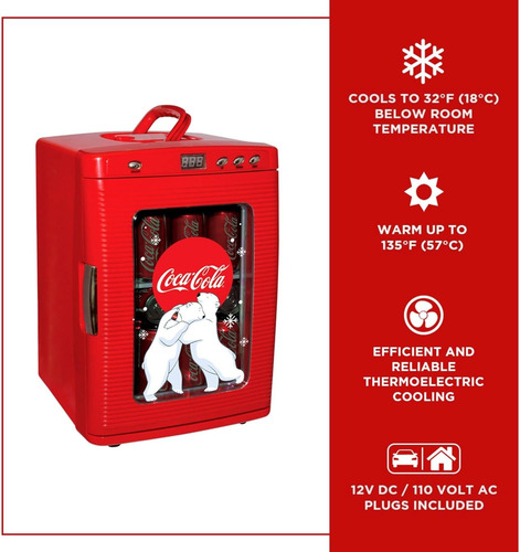 Refrigerador De 28 Latas De Coca Cola De Koolatron., Ninguno