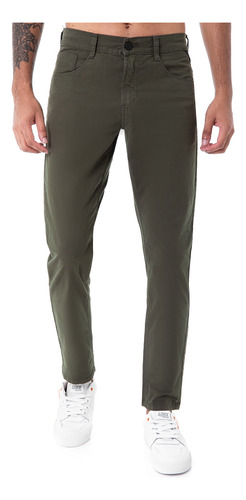 Pantalon Clasico Drill Stretch Hombre Rhilox Drill