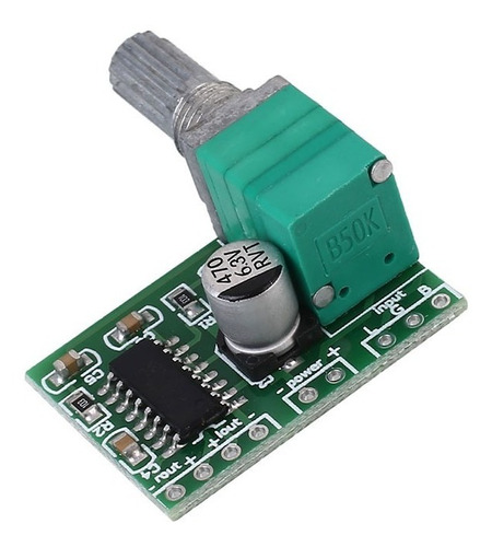 Mgsystem Mini Amplificador Audio 5v Pam8403 Control Volumen