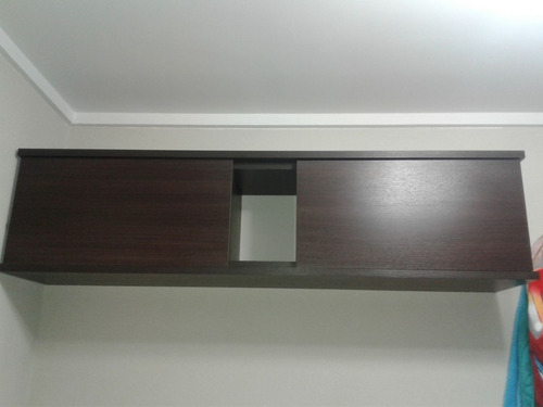 Tolva Mueble Colgante Para Baño Wengue Horizontal