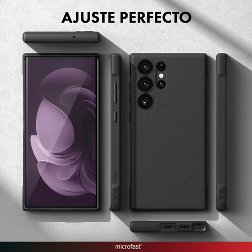 Imagen 9 de 10 de Funda Ringke Para Samsung S23 Ultra Onyx Black Anti Impacto