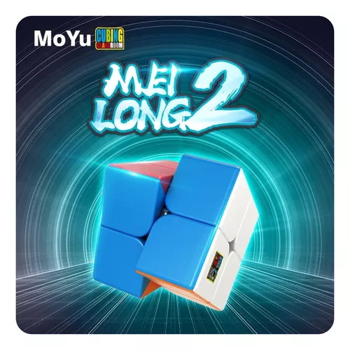 Cubo Mágico Profissional 2x2x2 MoYu MeiLong 2 - Stickerless