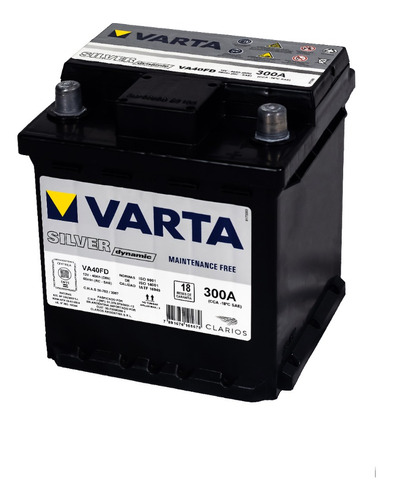 Batería Varta 40 A/h -12/70 +d -toyota Priusc