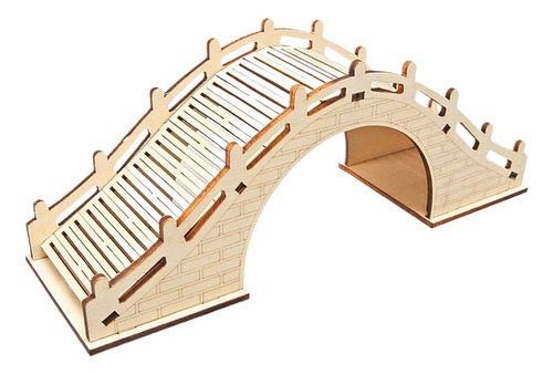 Puente De Arco Modelo 3d Rompecabezas De Madera Experimento