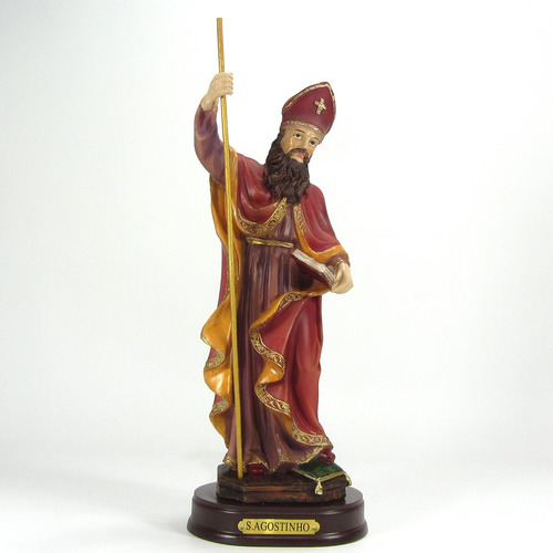 Imagen Religiosa - San Agustin 22 Cm Marfinites