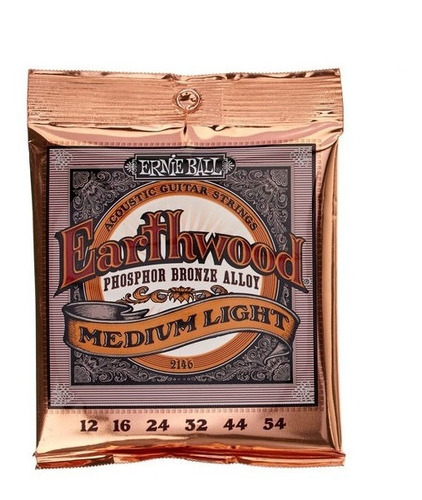 Imagem 2 de 3 de Cordas Para Violao 10 11 12 13 Aco Phophor Bronze Ernie Ball