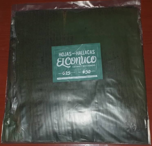 Imagen 2 de 3 de Hojas Para Hallacas Cortadas Y Seleccionadas Kit Para (50)