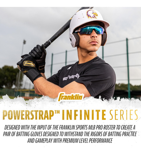 Guantes De Bateo Franklin Sports Infinite Powerstrap Youth M