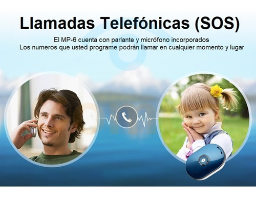 Imagen 7 de 9 de Compa Mp6 Micro Localizador Gps S O S Personas Valores Espía