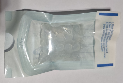 Imagen 2 de 4 de Disco Aros Silicona Queloides / 7 Mm / Pack X 100 / Piercing