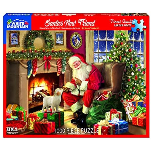 Puzzles Santa's New Friend 1000 Piece Jigsaw Puzzle | R...