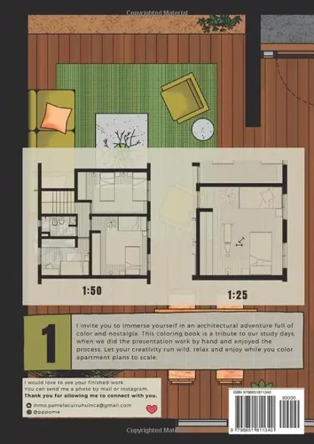 Livro: Architect Coloring Book: 1:25 And 1:50 Scale Floor To