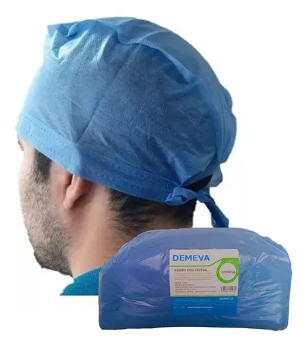 comprar Gorro Cofia Desechable Quirúrgico Para Cirujano (100 Pzas)