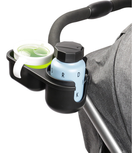 Portavasos Para Cochecito 2 En1 Con Bandeja Para Snacks 360°
