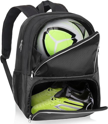 Bolsa De Fútbol Juvenil  Mochila De Fútbol Con Compar...