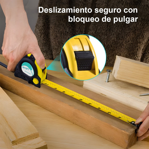 Flexómetros/cintas Metricas Acero Inoxidable 3 M Retractil