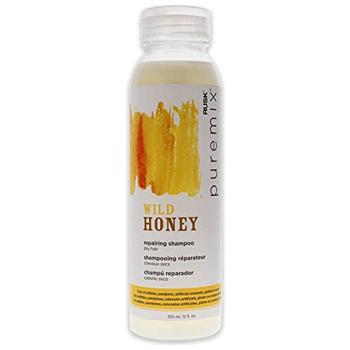 Champú Reparador Rusk Puremix Wild Honey Para Cabello Seco,