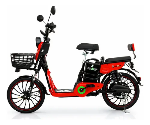 Bicicleta Elétrica Goon.UP Scooter 48V Vermelha Velocidade 32kmh ...