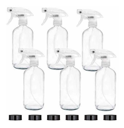 Contenedor Rellenable - Easeen 6 Pack Of 16 Oz Glass Spray B