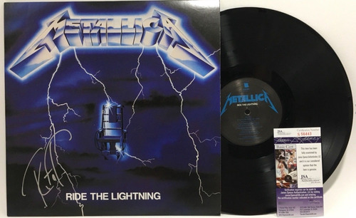 Metallica Lp Autografiado Por Robert Trujillo Coa Jsa