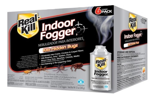 Real-kill  Nebulizador Para Interiores Elimina De Insectos