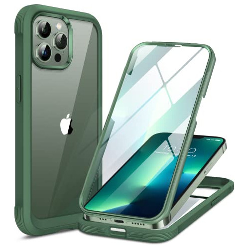 Funda Para iPhone 13 Pro Acacia Verde 6.1 Pulgada Vidrio Cri