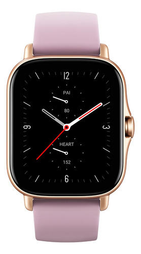 Imagen 1 de 4 de Smartwatch Amazfit Fashion GTS 2e 1.65" caja de aleación de aluminio, malla lilac purple de silicona A2021