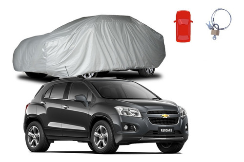 Imagem 1 de 5 de Capa Para Carro Tracker Forrada Cadeado 100% Impermeável
