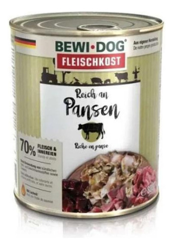 Bewidog Lata Rico En Panza 800g