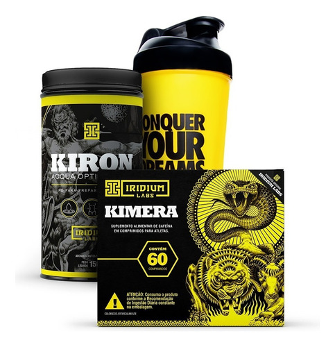 Kit Termogênico - Kimera Thermo + Kiron + Coqueteleira Sabor Sem sabor